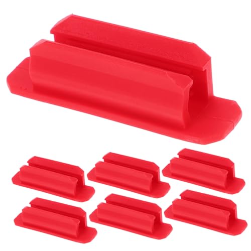 IWOWHERO 10Stücke Kleine Silikon Stifthalter Clips Selbstklebend Für Schreibtisch Organizer Praktische Stiftklammern Für Büro Schule Und Rote Farbe von IWOWHERO