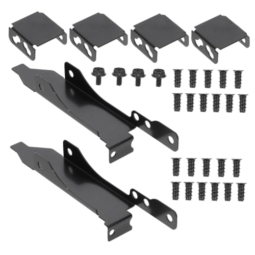 IWOWHERO 2 Sets Computer-kühlerhalter-rack: Grafikkarten-lüfter-montagehalterung, Schwarzer Pci-steckplatzhalter Aus Metall, 8 Cm/9 Cm/12 Cm, Doppellüfter, Kühlerhalterung IWOWHERO 2 Sets Computer-kühlerhalter-rack: Grafikkarten-lüfter-montagehalterung, Schwarzer Pci-steckplatzhalter Aus Metall, 8 Cm/9 Cm/12 Cm, Doppellüfter, Kühlerhalterung von IWOWHERO