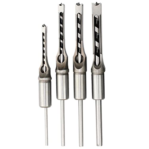 IWOWHERO 4Stücke Teiliges Holzbohrer Für Quadratische Cnc Router Bits Präzise Bohrer Für Holzbearbeitung Langlebig Und Verschleißfest Für DIY Projekte von IWOWHERO