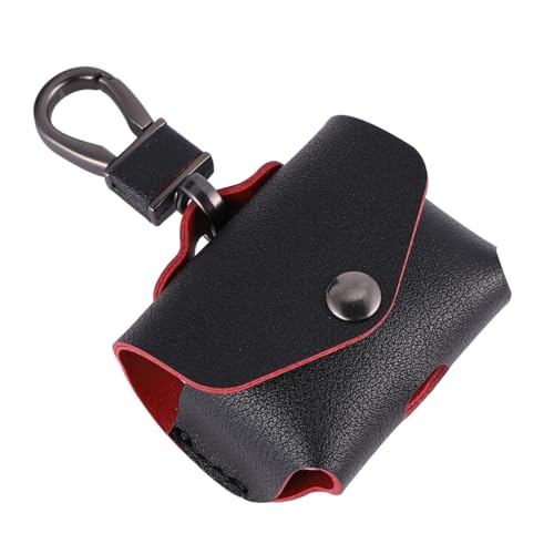 IWOWHERO Luxus Ledertasche für Drahtlose Kopfhörer Schutzhülle mit Schlüsselbund Schnappverschluss Kompatibel mit Schwarz Praktischer Schutz für Ihre Ohrhörer Ladebox IWOWHERO Luxus Ledertasche für Drahtlose Kopfhörer Schutzhülle mit Schlüsselbund Schnappverschluss Kompatibel mit Schwarz Praktischer Schutz für Ihre Ohrhörer Ladebox von IWOWHERO