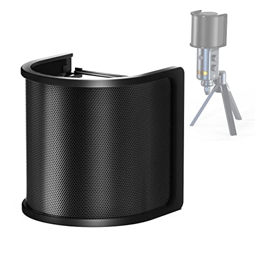 IXTECH Mikrofon Popfilter, Popbildschirm mit Metallgeflecht und Schaumstofffilter, Handmikrofon-Windschutzabdeckungs-Popschild, Lärmschutzmikrofon-Zubehör für Podcasts, Aufnahme, Vlogging, Streaming IXTECH Mikrofon Popfilter, Popbildschirm mit Metallgeflecht und Schaumstofffilter, Handmikrofon-Windschutzabdeckungs-Popschild, Lärmschutzmikrofon-Zubehör für Podcasts, Aufnahme, Vlogging, Streaming von IXTECH