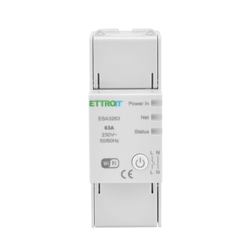 IXTRIMA Tuya Universal WiFi Smart Switch, Messung des Stromverbrauchs und Überlastschutz, 63A, 230VAC, einphasig, Fernsteuerung, programmierbar, Alexa, Google, 2 x einphasige DIN-Module IXTRIMA Tuya Universal WiFi Smart Switch, Messung des Stromverbrauchs und Überlastschutz, 63A, 230VAC, einphasig, Fernsteuerung, programmierbar, Alexa, Google, 2 x einphasige DIN-Module von IXTRIMA