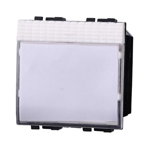 Ixtrima Namensschild 2P 2 Module 10A 250V kompatibel Bticino Livinglight Farbe Weiß - Set 1 Stück Ixtrima Namensschild 2P 2 Module 10A 250V kompatibel Bticino Livinglight Farbe Weiß - Set 1 Stück von IXTRIMA