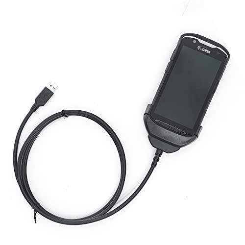 IYOUBOL Tc51 Ladegerät, USB- und Ladekabel für Zebra TC51 TC510K TC52 TC56 TC57,5V2A mit 1,8 m langem Kabel PDA Handcomputer Schnellladegerät (CBL-TC51-USB1-01) von IYOUBOL