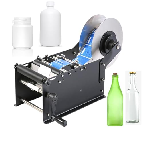 IYUESQ Etikettenapplikator manuell, Etikettiermaschine für runde Flaschen, verstellbare Etikettier-Etikettenapplikatormaschine, 15–30 Stück/min, geeignet für Flaschendurchmesser 15–120 mm IYUESQ Etikettenapplikator manuell, Etikettiermaschine für runde Flaschen, verstellbare Etikettier-Etikettenapplikatormaschine, 15–30 Stück/min, geeignet für Flaschendurchmesser 15–120 mm von IYUESQ