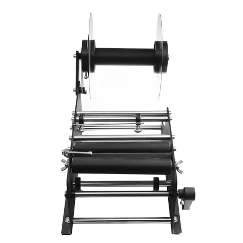 IYUESQ Etikettenapplikatormaschine, Etikettenapplikator-Etikettierwerkzeug | Runder Flaschenetikettierer, mit Griff, manuelles Flaschenetikett, Maker Metal Labeling Wizard IYUESQ Etikettenapplikatormaschine, Etikettenapplikator-Etikettierwerkzeug | Runder Flaschenetikettierer, mit Griff, manuelles Flaschenetikett, Maker Metal Labeling Wizard von IYUESQ