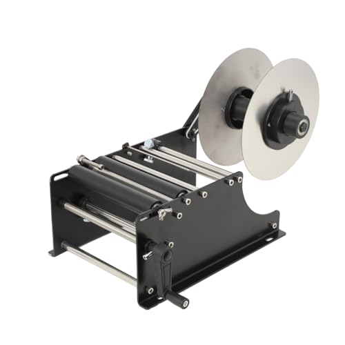 IYUESQ Etikettiermaschine für runde Flaschen, halbautomatischer Etikettierer, manuelle Etikettiermaschine, 10–30 Stück/min, für Breite 10–110 mm, Länge 10–300 mm, für Funktionsetiketten, IYUESQ Etikettiermaschine für runde Flaschen, halbautomatischer Etikettierer, manuelle Etikettiermaschine, 10–30 Stück/min, für Breite 10–110 mm, Länge 10–300 mm, für Funktionsetiketten, von IYUESQ