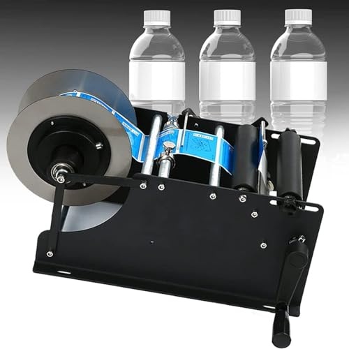 IYUESQ Manuelle Etikettiermaschine, 30-mal/Minute Etikettenapplikator, Etikettiermaschine für runde Flaschenaufkleber, Etikettierer für Dosen, Plastik-, Glas- und Metallflaschen IYUESQ Manuelle Etikettiermaschine, 30-mal/Minute Etikettenapplikator, Etikettiermaschine für runde Flaschenaufkleber, Etikettierer für Dosen, Plastik-, Glas- und Metallflaschen von IYUESQ