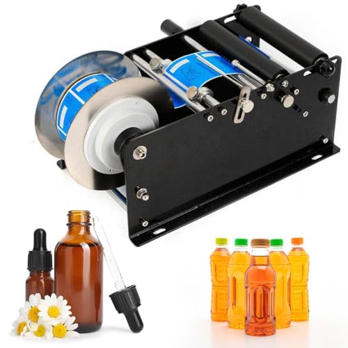 IYUESQ Manuelle Etikettiermaschine, Etikettiermaschine für runde Flaschen, Etikettenapplikator, anwendbar für Lebensmittel/Catering/Alltag IYUESQ Manuelle Etikettiermaschine, Etikettiermaschine für runde Flaschen, Etikettenapplikator, anwendbar für Lebensmittel/Catering/Alltag von IYUESQ