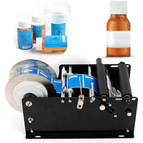IYUESQ Manuelle Etikettiermaschine für runde Flaschen, Einstellbarer Flaschenetikettierer, halbautomatischer Etikettenapplikator für Flaschen von 15–120 mm IYUESQ Manuelle Etikettiermaschine für runde Flaschen, Einstellbarer Flaschenetikettierer, halbautomatischer Etikettenapplikator für Flaschen von 15–120 mm von IYUESQ