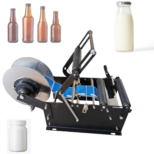 IYUESQ Manuelle Rundetikettiermaschine, 15–30 Stück/min, Flaschenetikettenapplikator für Rundflaschen, Einstellbarer manueller Rundflaschenetikettierer geeignet, für Flaschendurchmesser 1 IYUESQ Manuelle Rundetikettiermaschine, 15–30 Stück/min, Flaschenetikettenapplikator für Rundflaschen, Einstellbarer manueller Rundflaschenetikettierer geeignet, für Flaschendurchmesser 1 von IYUESQ