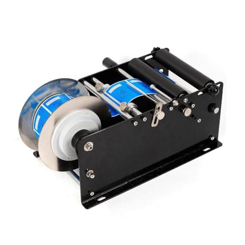 IYUESQ Manuelle runde Etikettiermaschine mit Griff Manueller runder Flaschenetikettierer, Flaschendurchmesser: 15–120 mm, 30 Mal/Minute, 400 x 240 x 210 mm IYUESQ Manuelle runde Etikettiermaschine mit Griff Manueller runder Flaschenetikettierer, Flaschendurchmesser: 15–120 mm, 30 Mal/Minute, 400 x 240 x 210 mm von IYUESQ