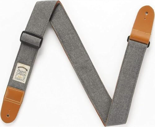 IBANEZ Designer Collection Guitar Strap - Charcoal Gray Denim (DCS50D-CGY) von Ibanez