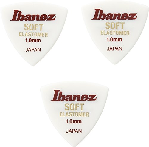 IBANEZ Elastomer Triangel Plektren 1mm Soft - 3 Stück (BEL8ST10) von Ibanez