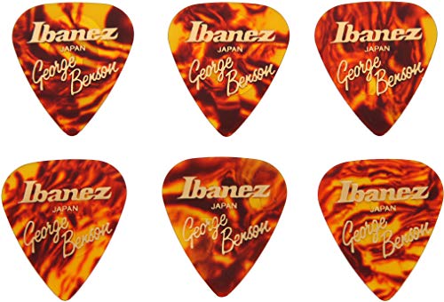 IBANEZ George Benson Signature Plektren - 6er Pack - Flat Pick (B1100GB) von Ibanez