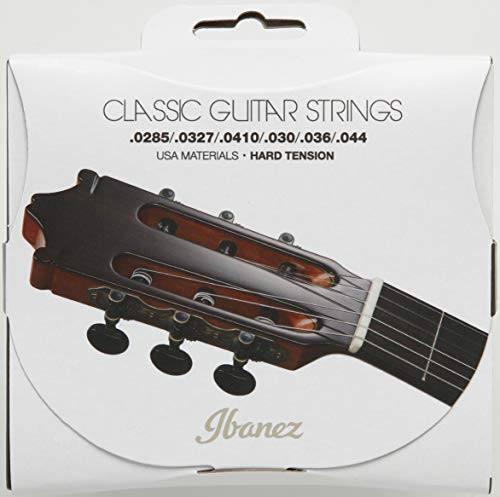 IBANEZ Saiten Set für 6 String Hard Tension - .0285/.0327/.0410/.030/.036/044 Clear Nylon / Silverplated Wound (ICLS6HT), .0285/.0327/.0410/.030/.036/.044 von Ibanez