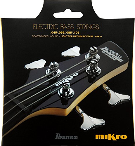 IBANEZ Saitensatz E-Bass Nickel Wound 4-Saiter Coated - für Mikro 28,59" Mensur 45-105 (IEBS4CMK) von Ibanez