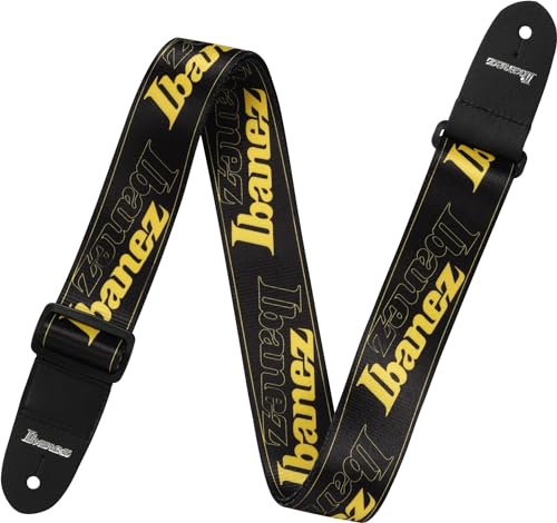IBANEZ Strap Design Black, Yellow Ibanez Logos von Ibanez