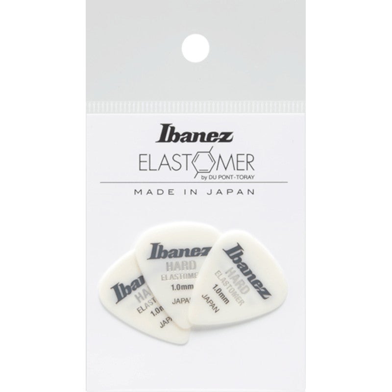 Ibanez BEL14HD10 Hard Elastomer Plectrums, 1.0mm (White, Pack of 3) von Ibanez