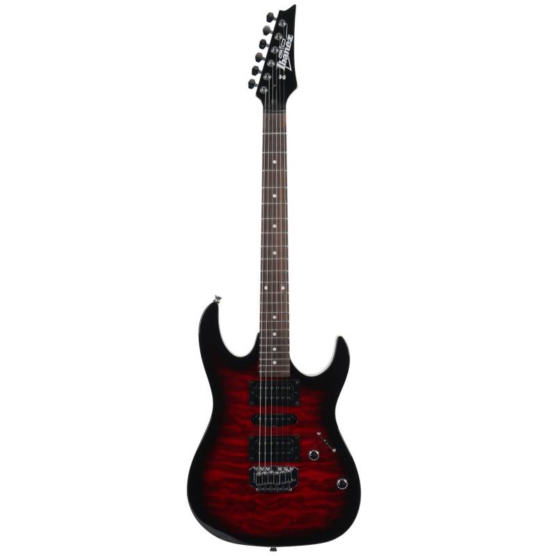 Ibanez GRX70QA GIO Transparent Red Burst von Ibanez