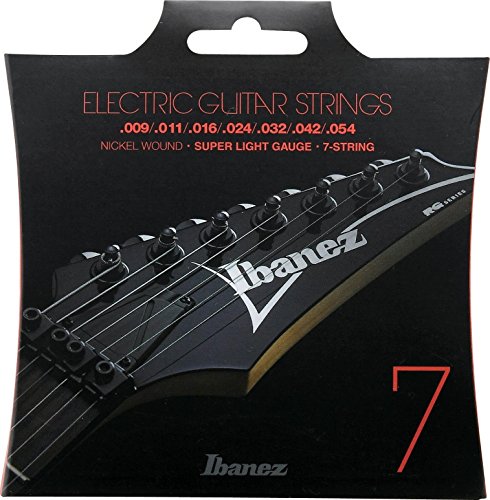 Ibanez IEGS7 7-String Electric Guitar Strings - Super Light Gauge von Ibanez