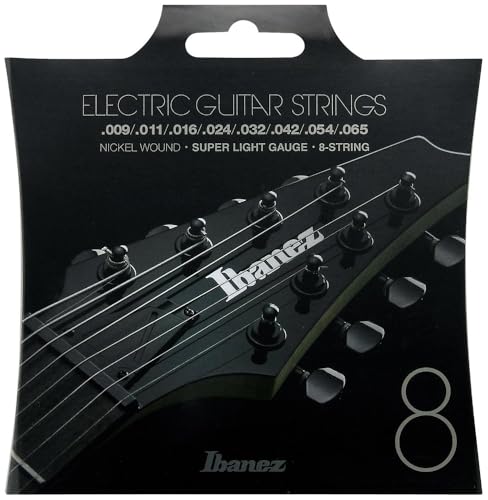 Ibanez IEGS8 8-String Electric Guitars Strings - Super Light Gauge von Ibanez