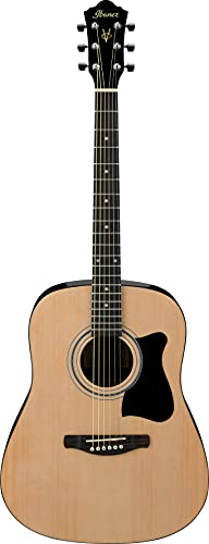 Ibanez Jam Pack V50NJP-NT Acoustic Guitar Starter Package - with Chromatic Tuner/Strap/Gig Bag/Plectra/Accessory Pouch - Natural Hi-Gloss von Ibanez