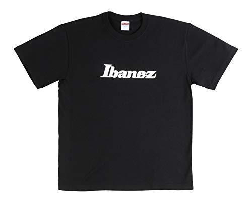 Ibanez Logo T-Shirt für Gitarristen - M - Gitarren Zubehör, Schwarz (IBAT007M) von Ibanez