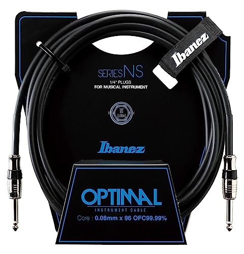 Ibanez NS10 10 ft 2 Straight Plugs Optimal Instrument Cable von Ibanez