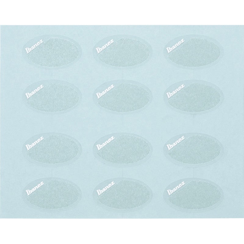 Ibanez PGS12 Transparent Plectrum Grip Stickers (Pack of 12) von Ibanez