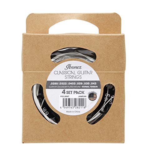 Ibanez PICLS6NT Multipack Classical Guitar Strings - 6 string - 4 Set Pack Ibanez PICLS6NT Multipack Classical Guitar Strings - 6 string - 4 Set Pack von Ibanez