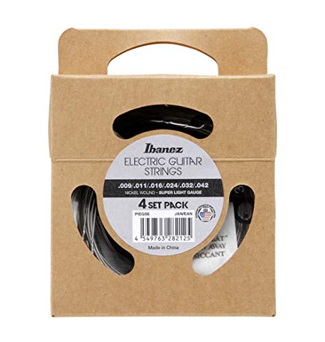 Ibanez PIEGS6 Electric Guitar Strings - 4 Set Pack Ibanez PIEGS6 Electric Guitar Strings - 4 Set Pack von Ibanez