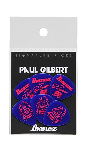 Ibanez Signature Series Plectrums - Paul Gilbert - Pack Of 6 - Jewel Blue Ibanez Signature Series Plectrums - Paul Gilbert - Pack Of 6 - Jewel Blue von Ibanez