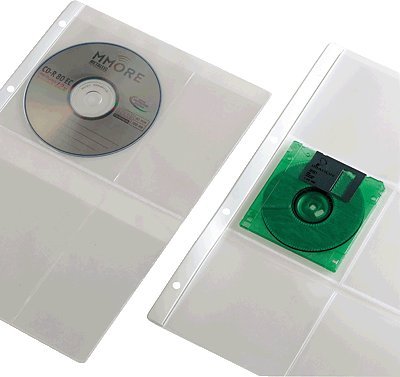 IBERPLAS 4754CDR SchutzHülle CD/DVD 15 Einheiten für 4 CD´s klar von Iberplas
