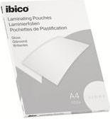 ibico Basics Laminierfolientasche, DIN A3, glänzend, 150 mic 2 x 75 mic, für Heißlaminierung, abgerundete Ecken, - 1 Stück (627311) von Ibico