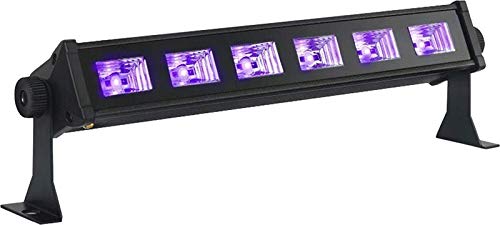 IBIZA LED-UVBAR6 UV Schwarzlicht LEISTE 6x3 WATT LEISTE BLINDER BÜHNE DJ PARTY DISCO EFFEKTSCHEINWERFER FLOORSPOT IBIZA LED-UVBAR6 UV Schwarzlicht LEISTE 6x3 WATT LEISTE BLINDER BÜHNE DJ PARTY DISCO EFFEKTSCHEINWERFER FLOORSPOT von Ibiza