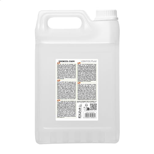 Ibiza - SMOKE5L-SWM - Liquid für Nebelmaschine auf Wasserbasis LOW density - Bleibt auf dem Boden - 5 Liter von Ibiza