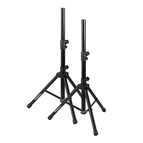 Ibiza - SS01B-MINI - 2 Lautsprecherständer aus Aluminium, max. 1,20 m und 30 kg - Inklusive Tragetasche - Schwarz Ibiza - SS01B-MINI - 2 Lautsprecherständer aus Aluminium, max. 1,20 m und 30 kg - Inklusive Tragetasche - Schwarz von Ibiza