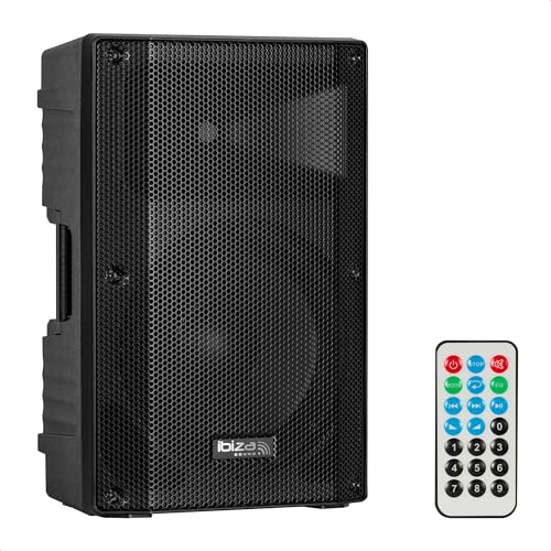 Ibiza - XTK12A-MKII -12"/30cm Aktiver PA-Lautsprecher -25mm Kompressionshochtöner - Bassreflexsystem - USB, SD, Bluetooth - TWS - Griffe und Räder - New Version - Schwarz - Party, Events, Club Ibiza - XTK12A-MKII -12"/30cm Aktiver PA-Lautsprecher -25mm Kompressionshochtöner - Bassreflexsystem - USB, SD, Bluetooth - TWS - Griffe und Räder - New Version - Schwarz - Party, Events, Club von Ibiza