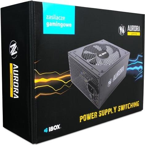 iBox Aurora - 500 W - 230 V - Passiv - Überstrom - Überlastung - Überspannung - Kurzschluß - Unterspannung - 20+4 pin ATX - ATX (ZIA500W14CMBOX) von Ibox