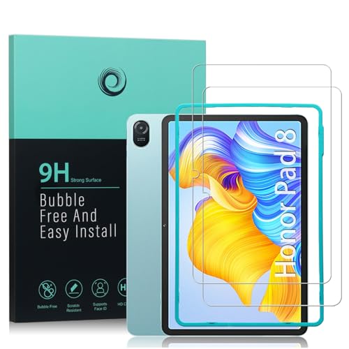 Ibywind schutzfolie kompatibel mit Honor Pad 8(12 Zoll), mit Easy Install Kit (Zentrierrahmen),Blasenfreier, kratzfester Displayschutz mit 9H-Härte von Ibywind