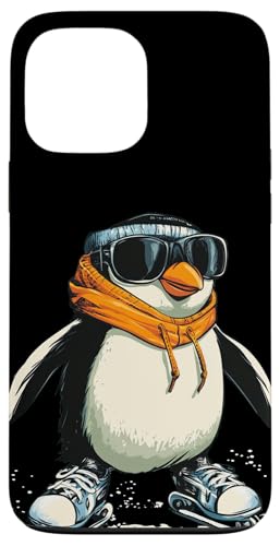 Gleiten Sie in den Winterspaß mit diesem Skating-Pinguin-Kostüm Hülle für iPhone 13 Pro Max von Ice Skating Penguin
