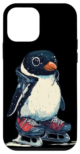 Lustiger Eislauf-Pinguin in Aktion für Wintertänzer Hülle für iPhone 12 mini von Ice Skating Penguin