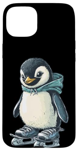 Nice Penguin skatet mit Winterspaß in Skateschuhen davon Hülle für iPhone 15 Plus Nice Penguin skatet mit Winterspaß in Skateschuhen davon Hülle für iPhone 15 Plus von Ice Skating Penguin