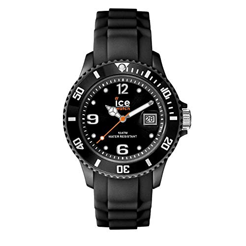 Ice-Watch - ICE forever Black - Schwarze Herren/Unisexuhr mit Silikonarmband - 000133 (Medium) von Ice-Watch