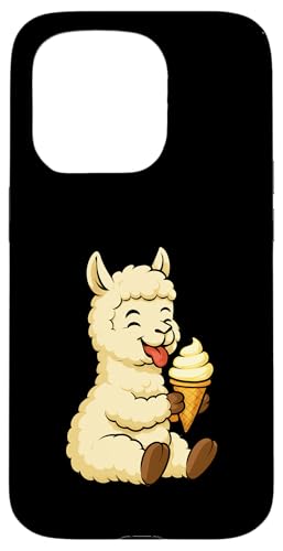 Alpaka Eiscreme Zoo Tierliebhaber Kawaii Jungen Mädchen Kinder Hülle für iPhone 15 Pro von IceCreamAxis1