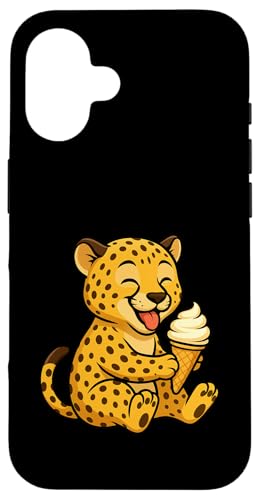 Chamäleon Eiscreme Zoo Tierliebhaber Kawaii Jungen Mädchen Kinder Hülle für iPhone 16 von IceCreamAxis1