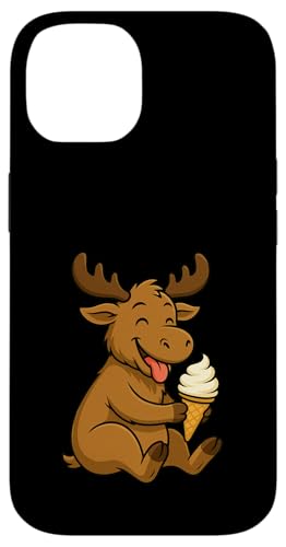Elch Eiscreme Zoo Tierliebhaber Kawaii Jungen Mädchen Kinder Hülle für iPhone 14 von IceCreamAxis1
