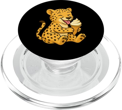 Geparden-Eiscreme-Zoo, Tierliebhaber, Kawaii, Jungen, Mädchen, Kinder PopSockets PopGrip für MagSafe Geparden-Eiscreme-Zoo, Tierliebhaber, Kawaii, Jungen, Mädchen, Kinder PopSockets PopGrip für MagSafe von IceCreamAxis1