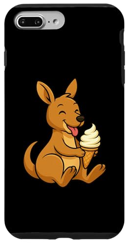 Känguru-Eiscreme-Zoo, Tierliebhaber, Kawaii, Jungen, Mädchen, Kinder Hülle für iPhone 7 Plus/8 Plus von IceCreamAxis1